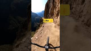 extreme ride in mountains 🌄 #mtb #automobile #bmxplus #extreme