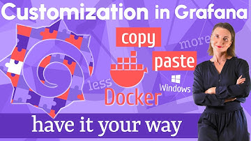 Customize Grafana 9.4, 9.5, and 10 | Cheat-sheet for Docker container and Windows