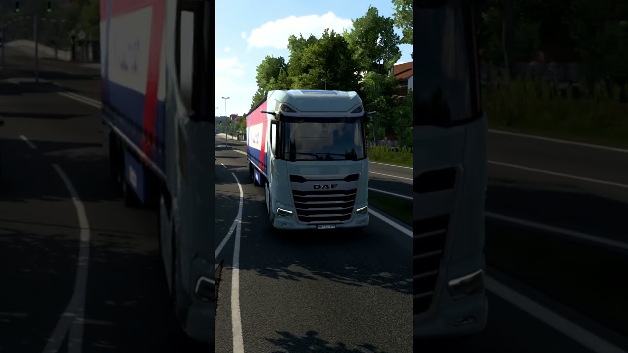 Short City Haul | DAF XG+ 480HP | Empty Pallets Delivery | Euro Truck Simulator 2 Shorts
