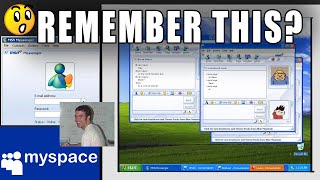 The old internet - Retro web dial up AOL, MSN Messenger and Myspace screenshot 5