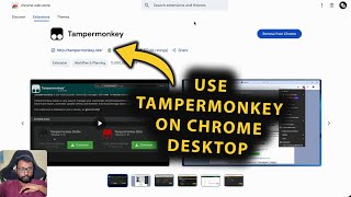 Google Chrome डेस्कटॉप ब्राउज़र पर Tampermonkey कैसे इंस्टॉल करें और इस्तेमाल करें | कस्टम स्क्रि... screenshot 1