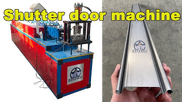 100mm Rolling shutter door roll forming machine | shutter plate roll forming machine