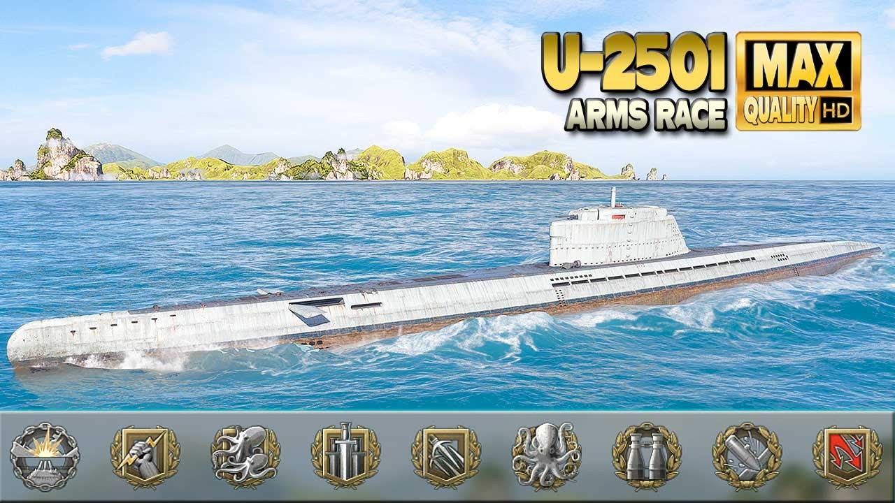 Подводная лодка U-2501 на карте Горный хребет - World of Warships