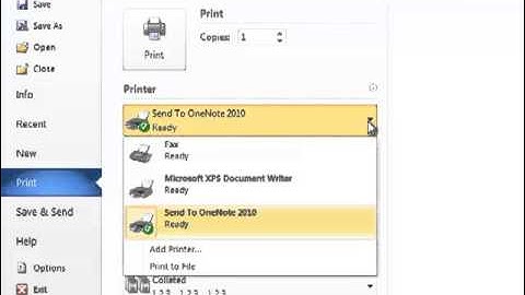 Microsoft Office 2010 - The Backstage View