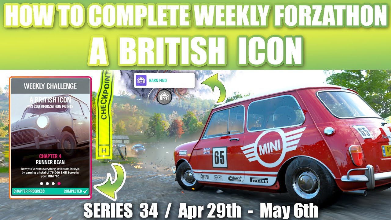 FH4 HOW TO GET THE 65 MINI COOPER S BARN FIND MINI COOPER S FH4 SPRING