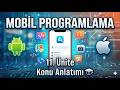AUZEF 2-2 Mobil Programlama | 11. Ünite Konu Anlatımı | (En Basit Anlatımla)! Vize! Final! Büt!