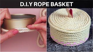 DIY Rope Basket by Homedit ® 375 views 3 months ago 3 minutes, 9 seconds