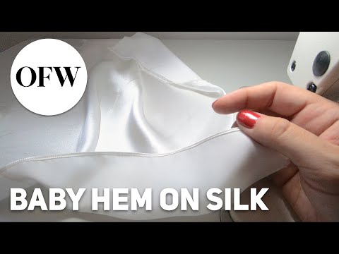 How to Sew a Baby Hem on Silk