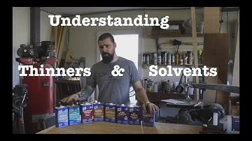 Understanding solvents & thinners | Informational