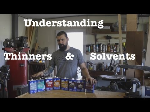 Understanding solvents & thinners | Informational