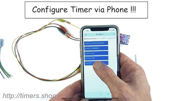 Configure 10amp timer with a smart phone or a computer.