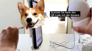 HD Smart Life Kamera Bedienungsanleitung -- Hinzufügen mittels QR-Code