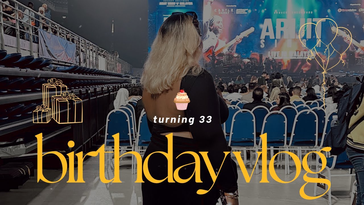 Birthday Vlog : Turning 33, Surprise Parties & Presentsss 🥂✨🧁 | Ash Edward