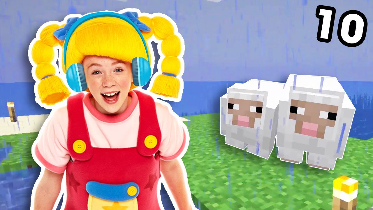 SHEEP + CREEPER = ...Sheeper? | Survival Island: Minecraft EP10 | Mother Goose Club Let's Play