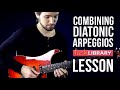 Combining diatonic arpeggios guitar lesson with cameron allen  licklibrary