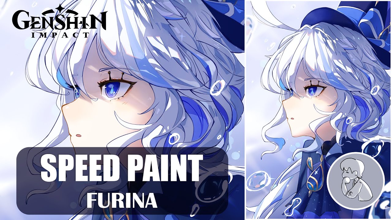 SPEED PAINT -【Furina】Genshin Impact 