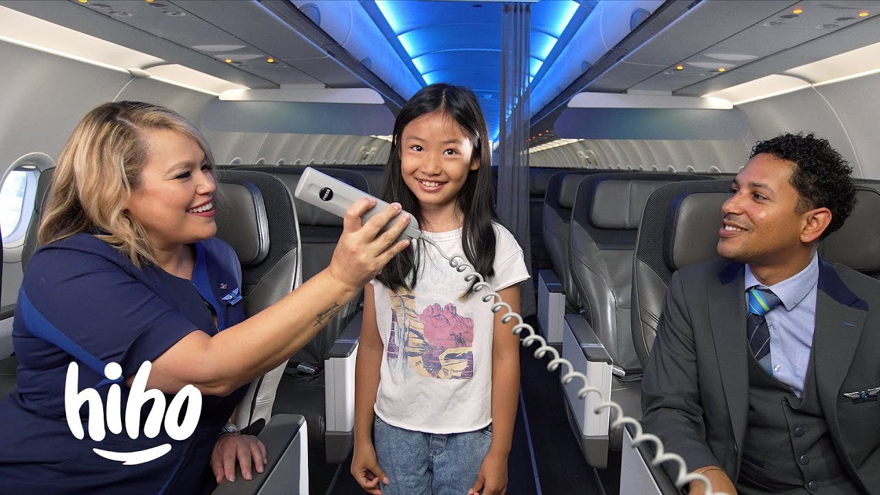 Kids Meet Flight Attendants HiHo Kids YouTube