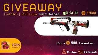 CS:GO GIVEAWAY #172 (FAMAS | ROLL CAGE | FT)