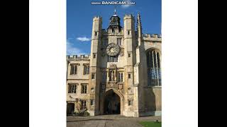 Trinity College Of Cambridge Strikes 12 o'clock in Scratch