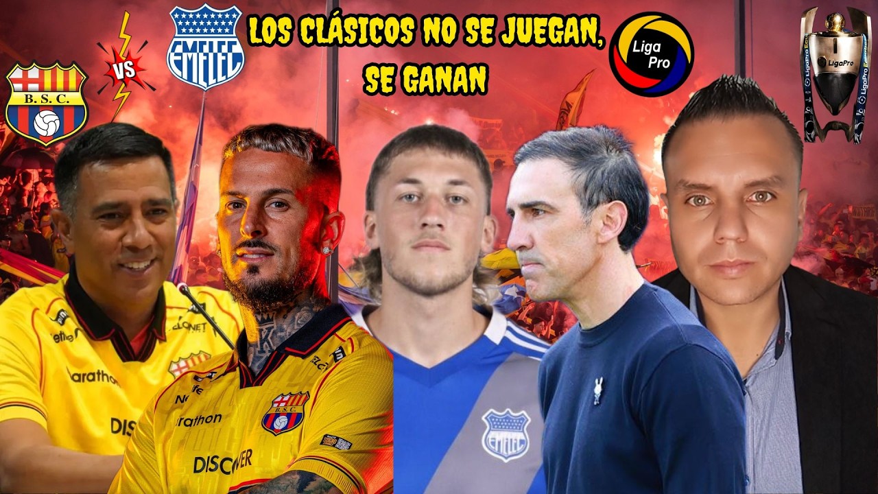 #ENVIVO 🟡⚫🔴 LOS CLÁSICOS NO SE JUEGAN, SE GANAN | EL XI DE FARÍAS | VIENE JEFFERSON INTRIAGO ??? ⚽🎙️