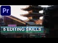 5 most essential editing skills for beginners adobe premiere pro cc tutorial  how to