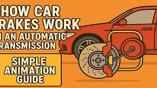 How Car Brakes Work in an Automatic Transmission   Simple Animation Guide - in 2 minutes