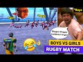WE ORGANISED FUNNIEST BOYS VS GIRLS RUGBY MATCH IN PUBG MOBILE | TRY NOT TO LAUGH CHALLENGE 😂🔥