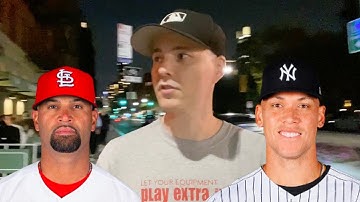 Albert Pujols 700? Aaron Judge 60? Here are my plans to catch milestone home run balls