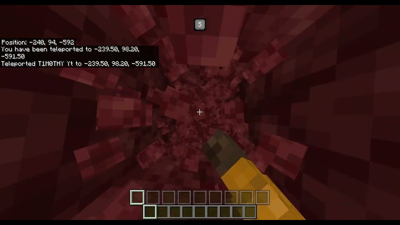 Click to teleport test (Java locate command)