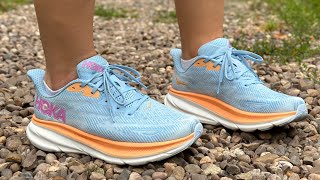 Women's Hoka One One Clifton 9 (Airy Blue/Ice Water)