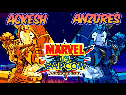 ACKESH VS ANZURES!! DUELO DE TITANES PARTE 1 🔥🔥 #marvelvscapcom #fightcade2