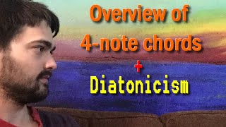 Jazz Harmony Ch2 Overview of 4 Note Chords, Symbols and Diatonics