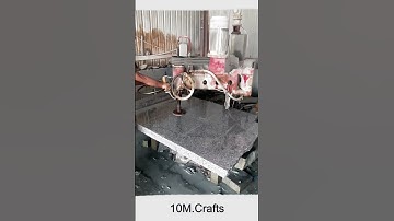 Marble, Granite, Quartz CNC Stone cuttinggrindingpolishing machine  #goodtools #smartwork #craft