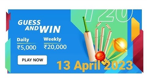 Amazon Daily Guess & win | 13 April 2023 | ₹5000 | ₹20000 | Today Answers | Amazon Pay Balance | Win