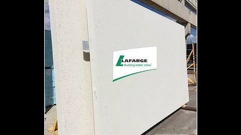 Architectural Precast Wall Cladding Panel Production Sequence in Timelapse