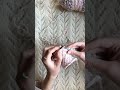 How to knit CROSS STITCH