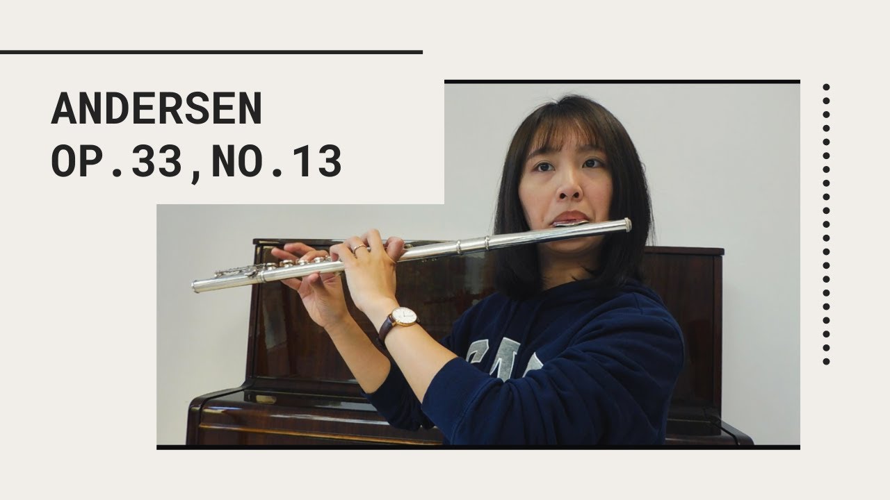 Andersen 24 Etudes ,Op.33 ,No.13 Fanny Flute YouTube