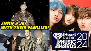 JIMIN and JUNGKOOK Families shared Military Photos! BTS Nominated for iHeart Radio Music Awards 2024