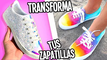 ¿Cómo puedo reutilizar unas zapatillas de tenis viejas?