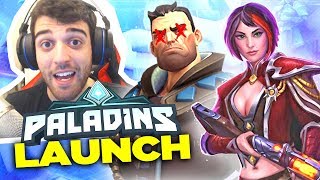Paladins 1.0 GAME LAUNCH - First Look Gameplay!