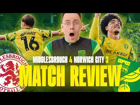 "THAT REALLY HURTS" | MIDDLESBROUGH 4-3 NORWICH CITY
