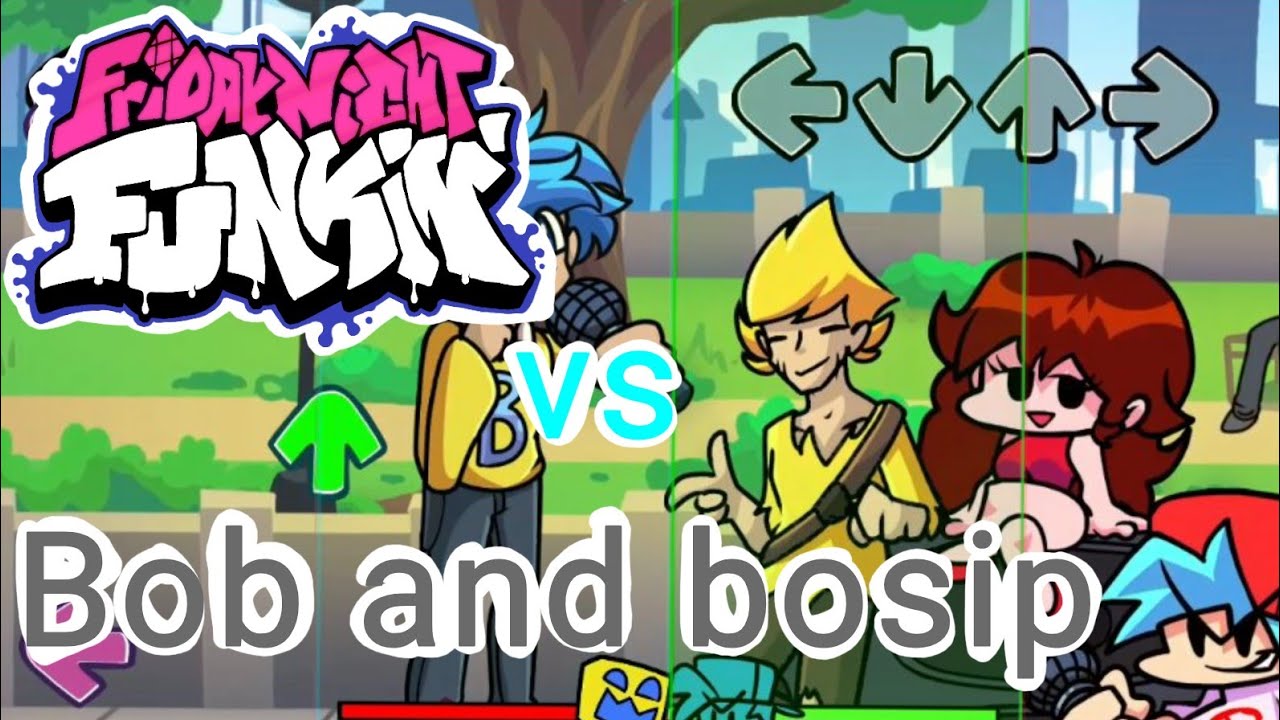 Friday night funkin vs Bob and bosip (download do mod na descrição 🗂️ ...