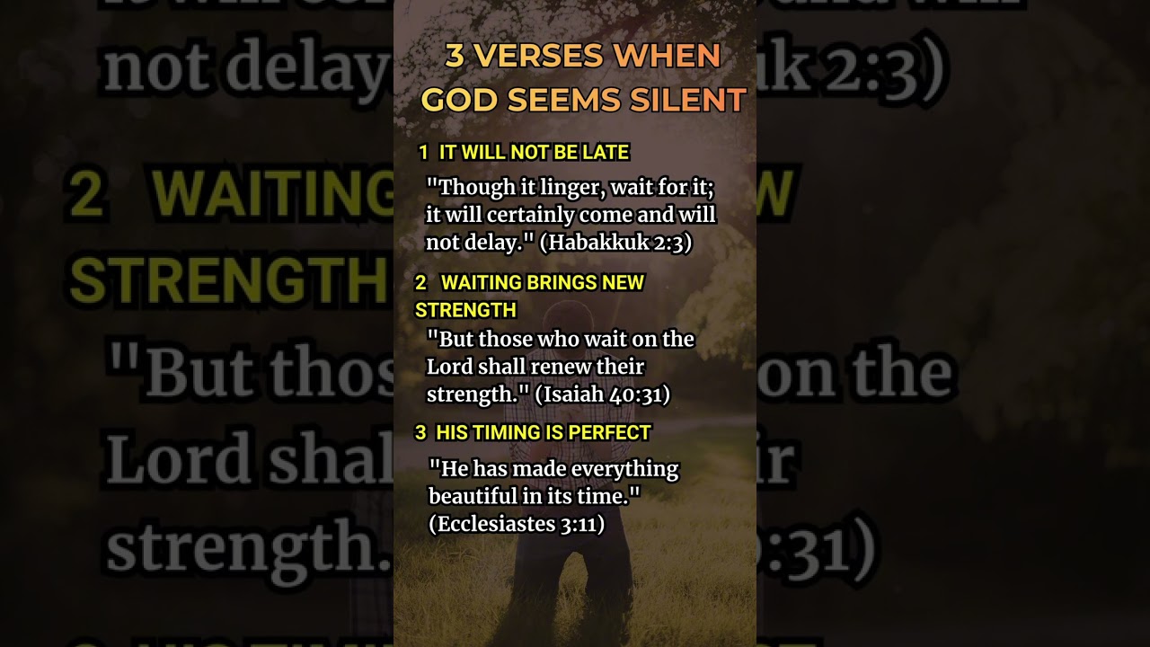 Tired of Waiting for God's Answer? ⏳