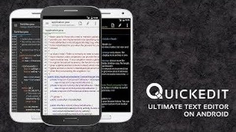 Quick Edit Text Editor