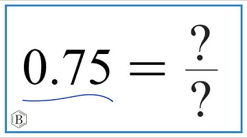 0.75  as a Fraction   (simplified form)