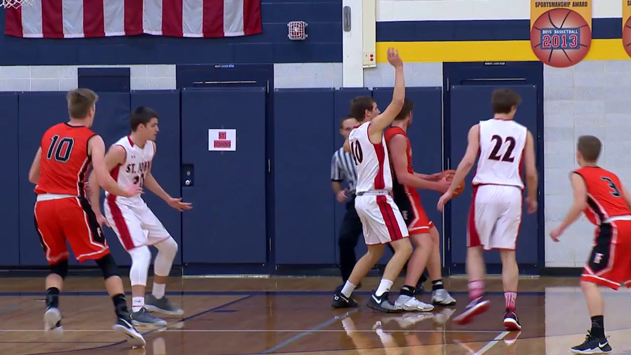Flushing vs. St Johns 2017 Boys Basketball Highlights on STATE CHAMPS