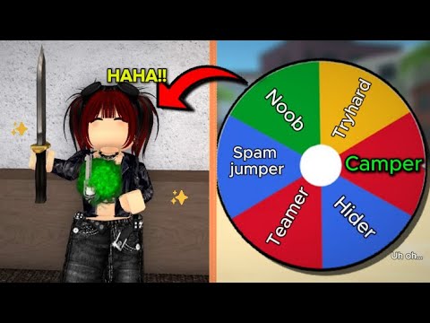 I became DIFFERENT mm2 PLAYERS..