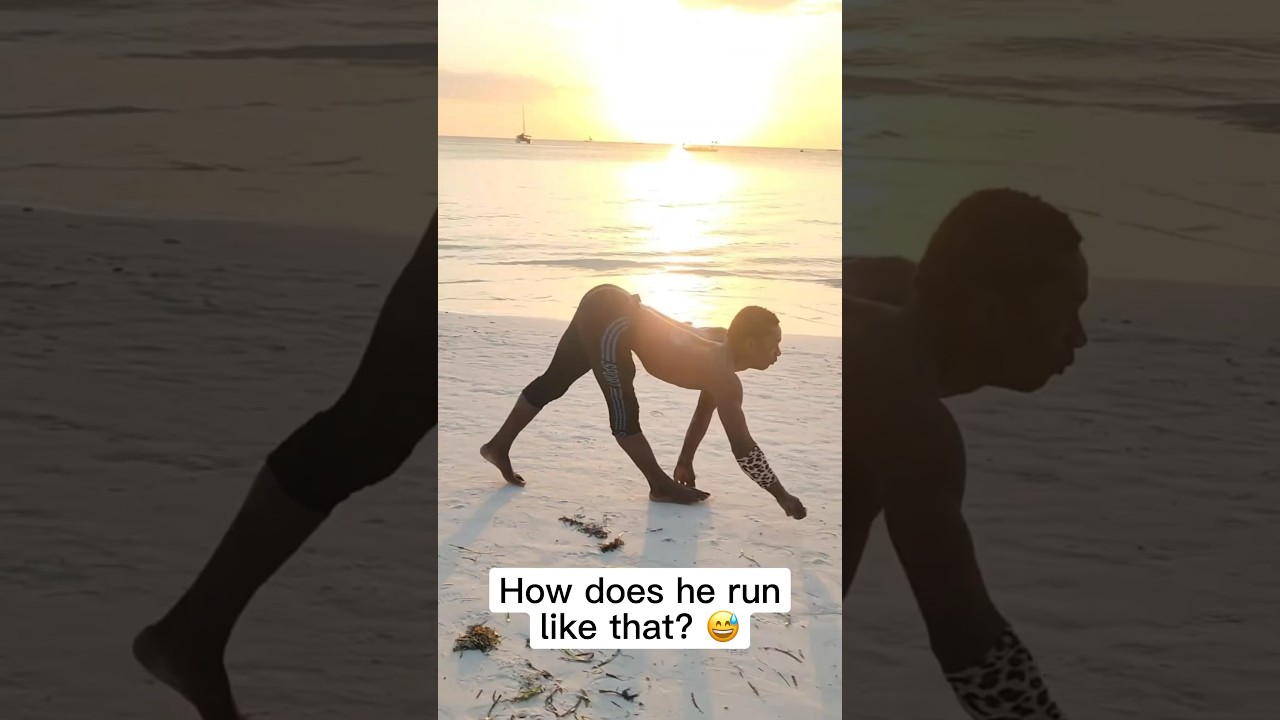 The way he runs 🤣 