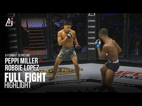 Peppi Miller vs Robbie Lopez | Amateur Bantamweight Championship | A1 Combat 36 Prelims