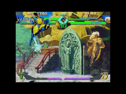 X-Men vs. Street Fighter - Wolverine, Ryu vs. Wolverine, Storm